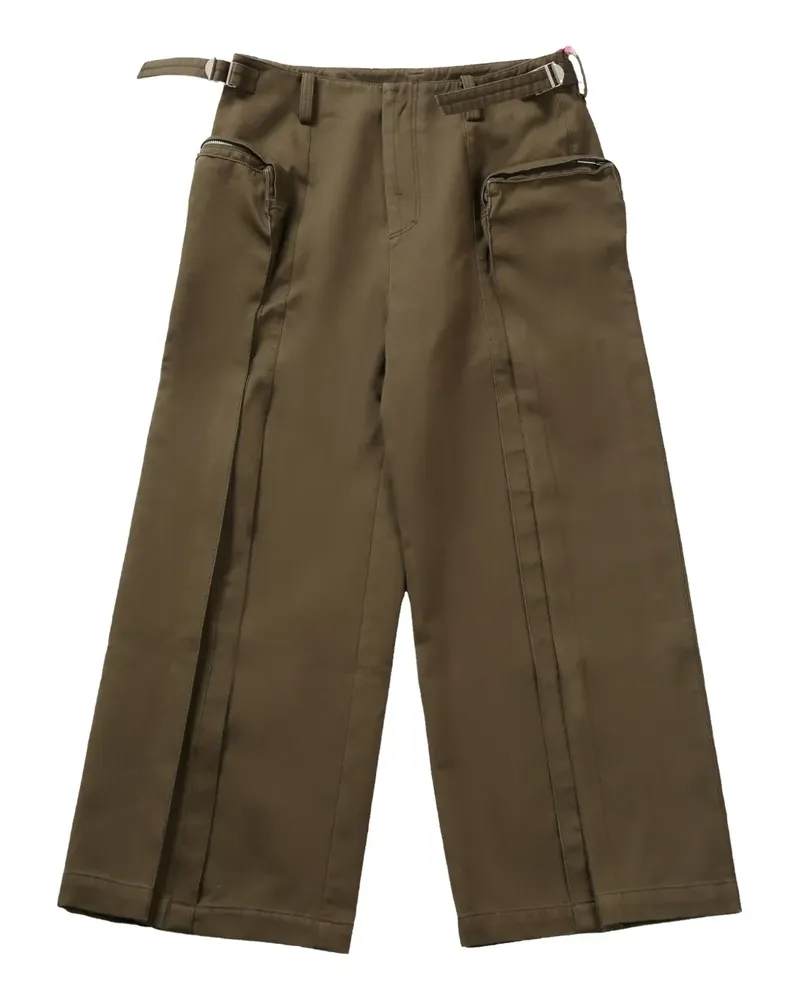 Fax Copy Express maxi-pouch pocket trousers - Grün Grün