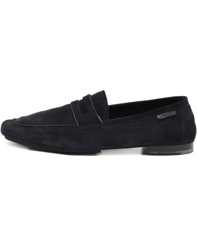 Tom Ford suede loafers - Blau Blau