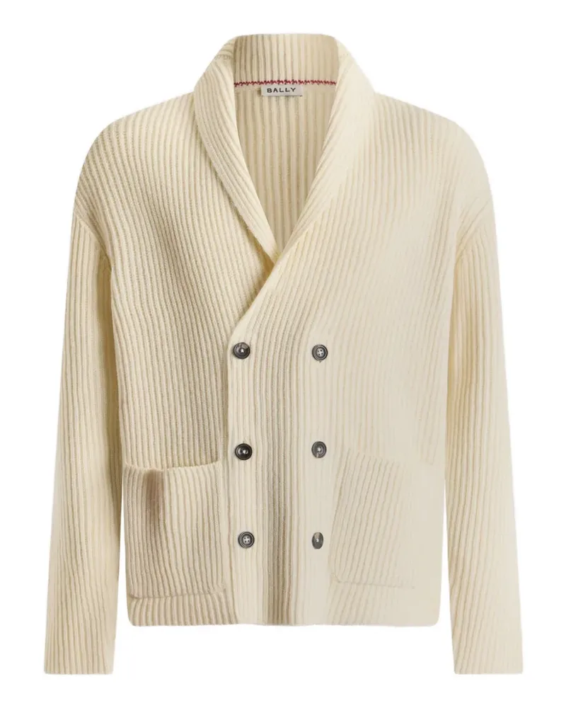 Bally Gerippter Cardigan - Nude Nude