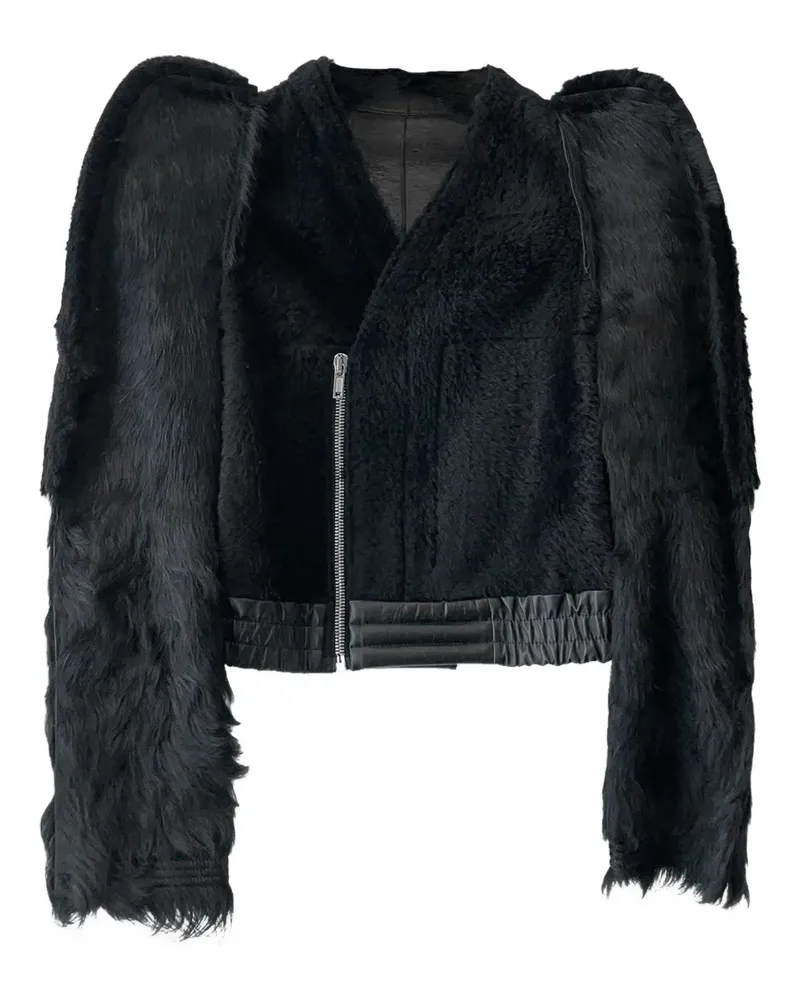 Rick Owens Zionic Flanged Cropped-Jacke aus Shearling - 9 9