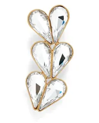 Area Heart Ear Cuff mit Kristallen Gold