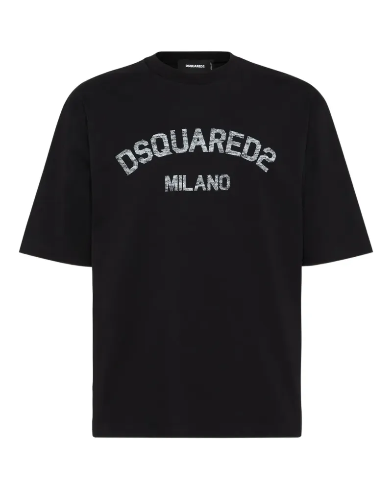 Dsquared2 Faded Milano T-Shirt - Schwarz Schwarz