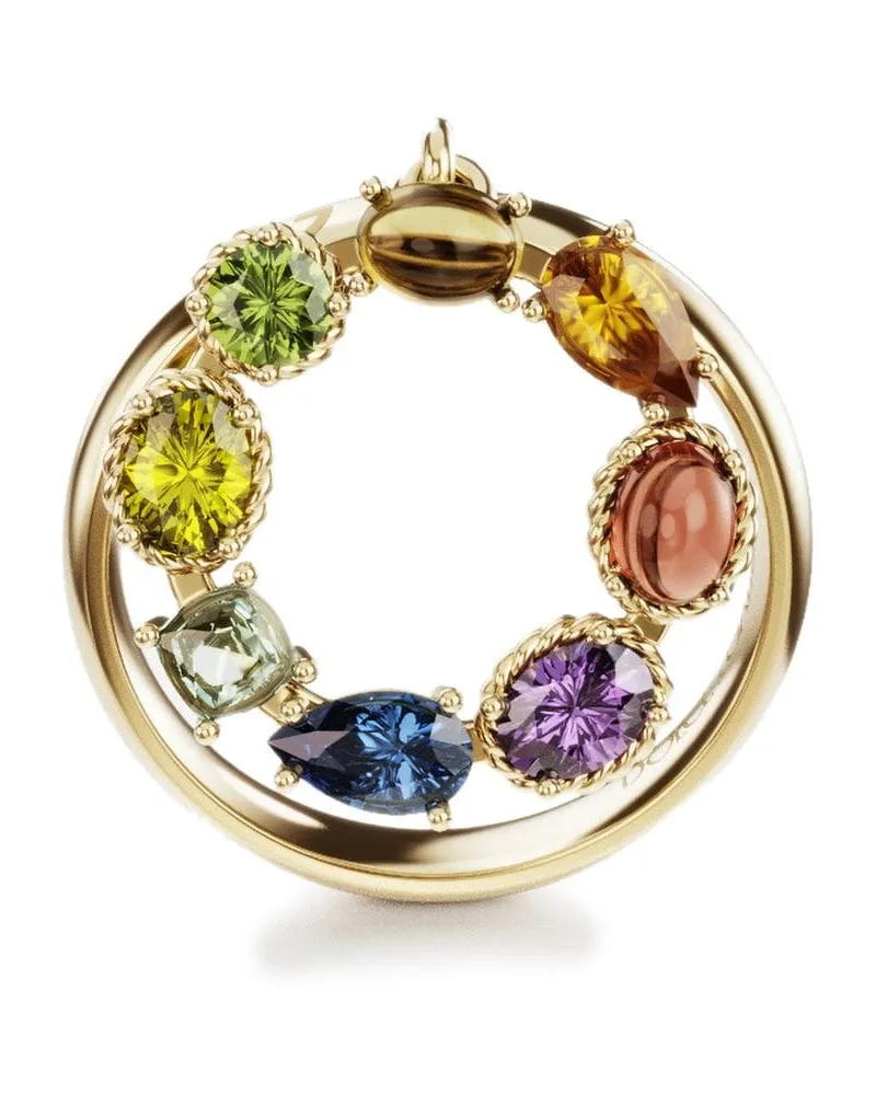 Dolce & Gabbana 18kt Rainbow Alphabet O Gelbgoldring Gold