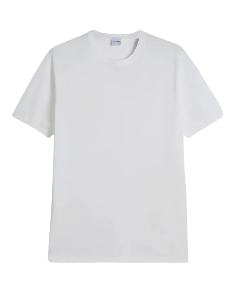 ASPESI fine-knit T-shirt - Weiß Weiß