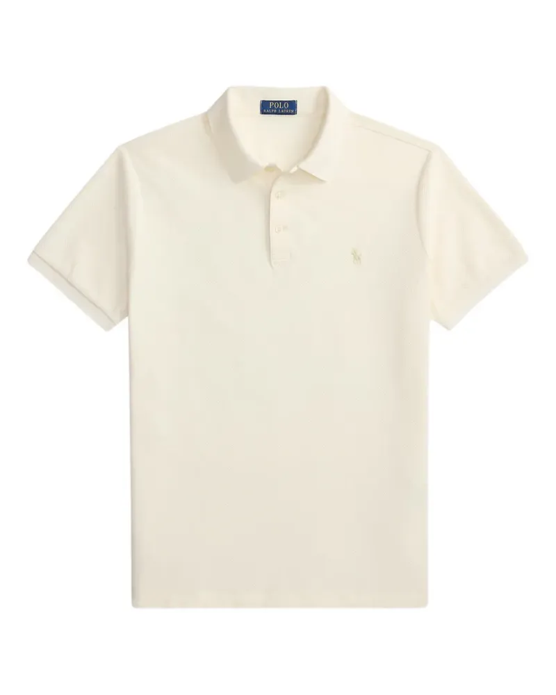 Ralph Lauren Mesh-Poloshirt mit Wabenmuster - Nude Nude