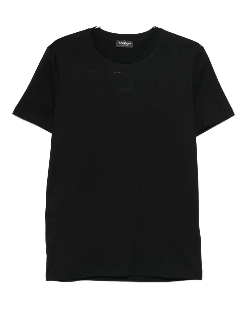 Dondup logo-print T-shirt - Schwarz Schwarz