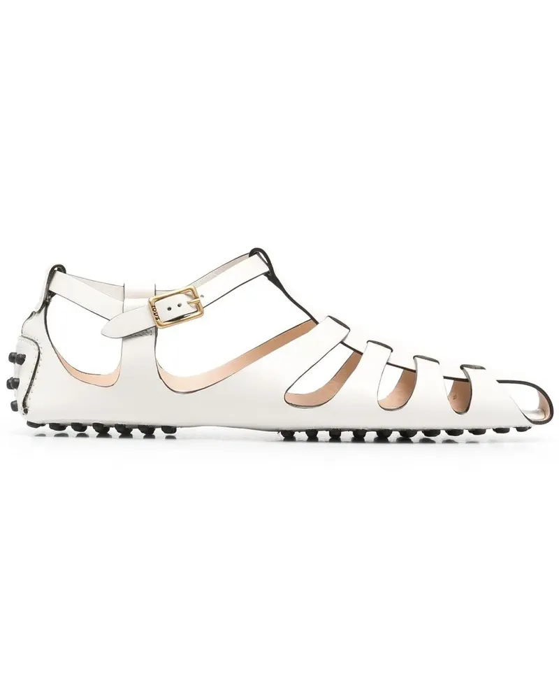 TOD'S Gommino Römersandalen - Weiß Weiß
