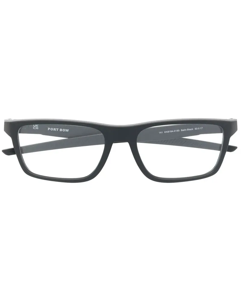 Oakley Port Bow Brille mit eckigem Gestell - Schwarz Schwarz