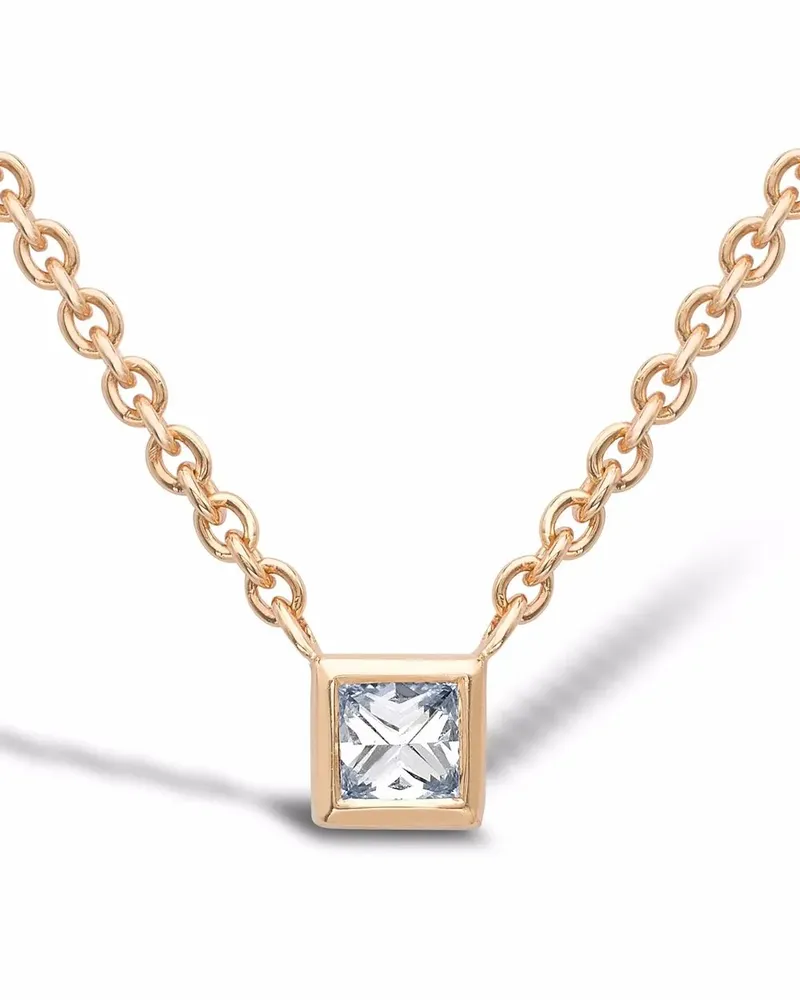 Pragnell 18kt RockChic Rotgoldhalskette - Rosa Rosa