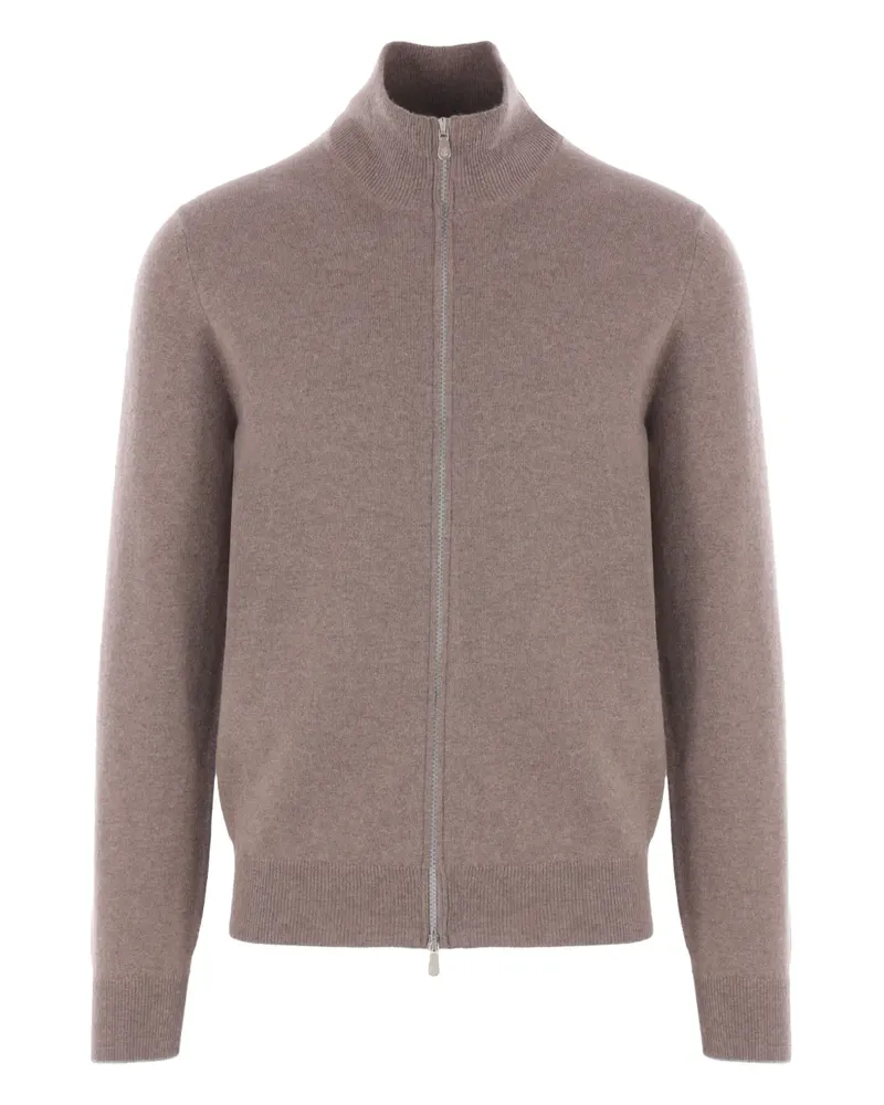 Brunello Cucinelli Cardigan mit Reißverschluss - Nude Nude