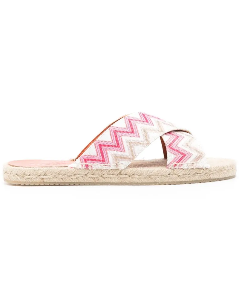 Missoni Espadrilles mit Zickzackmuster - Rosa Rosa