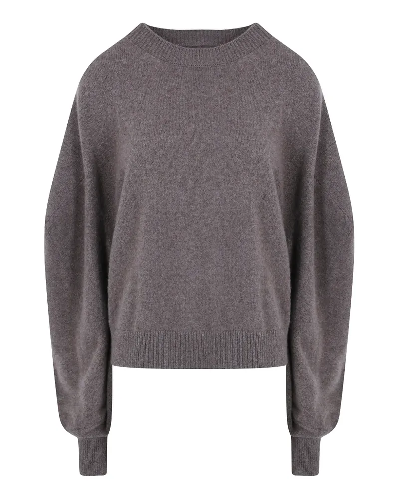 Uma Wang fine-knit balloon-sleeve jumper - Braun Braun