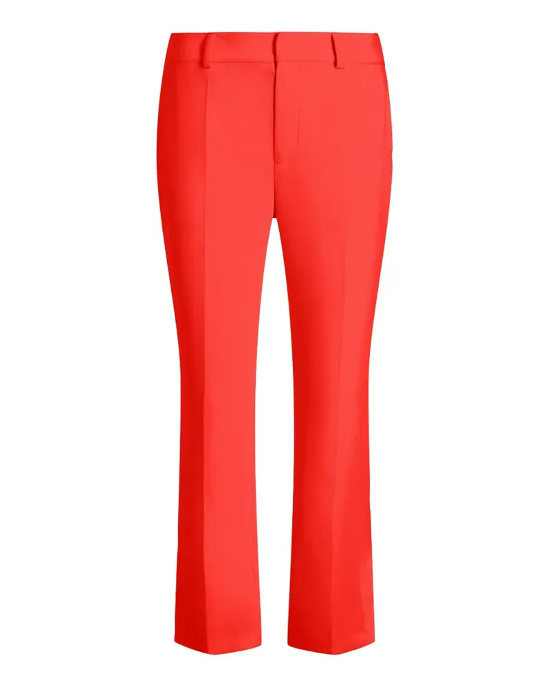 Cinq à Sept Klassische Cropped-Hose - Rot Rot