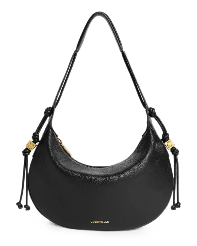 Coccinelle small Thess leather shoulder bag - Schwarz Schwarz