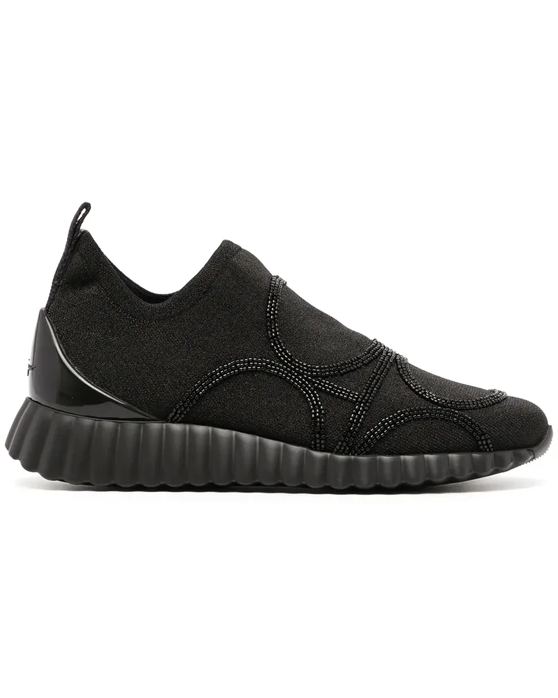 Ferragamo Sneakers mit Plateausohle - Schwarz Schwarz