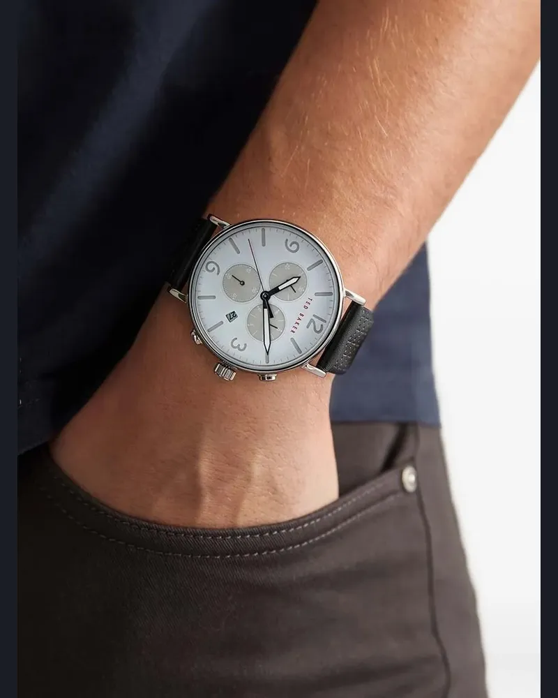 Ted Baker Analog 41mm - Schwarz Schwarz