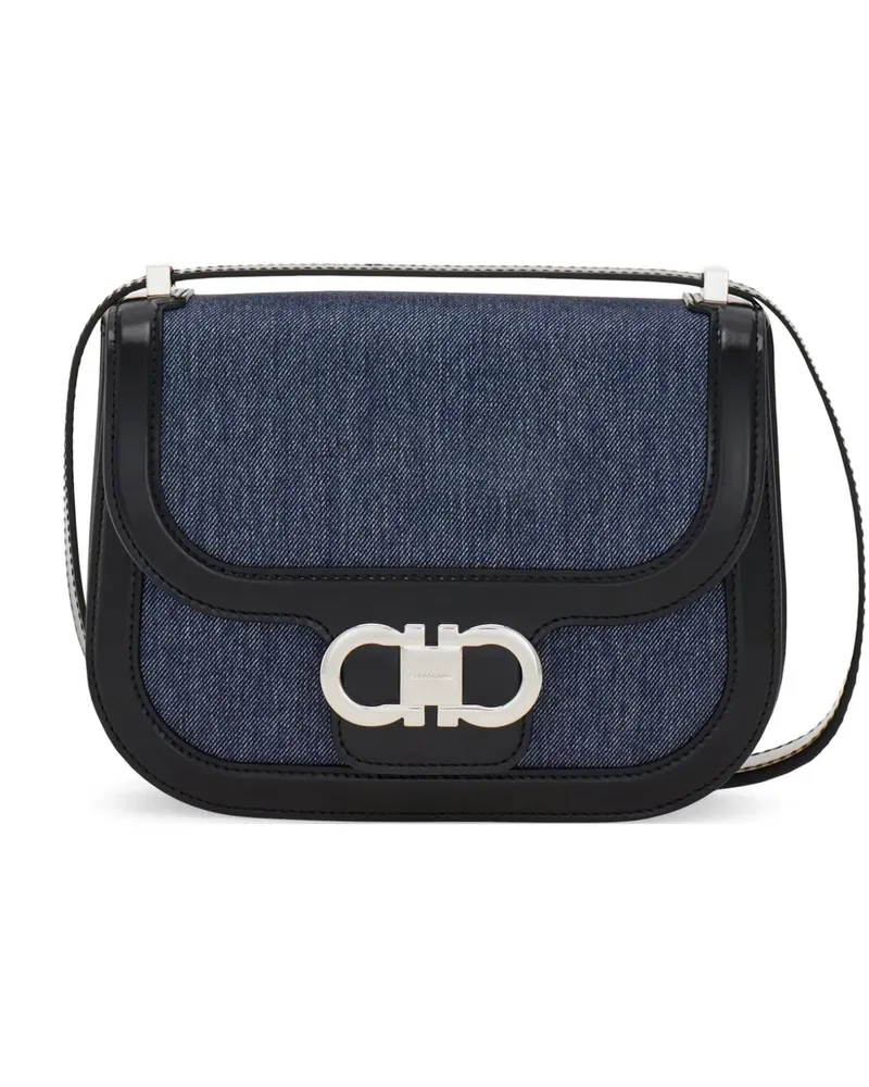 Ferragamo XS Umhängetasche mit Gancini-Detail - Blau Blau