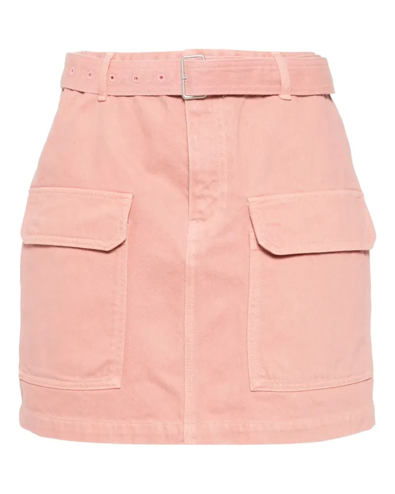 Kitsuné Utility-Minirock mit Gürtel - Rosa Rosa