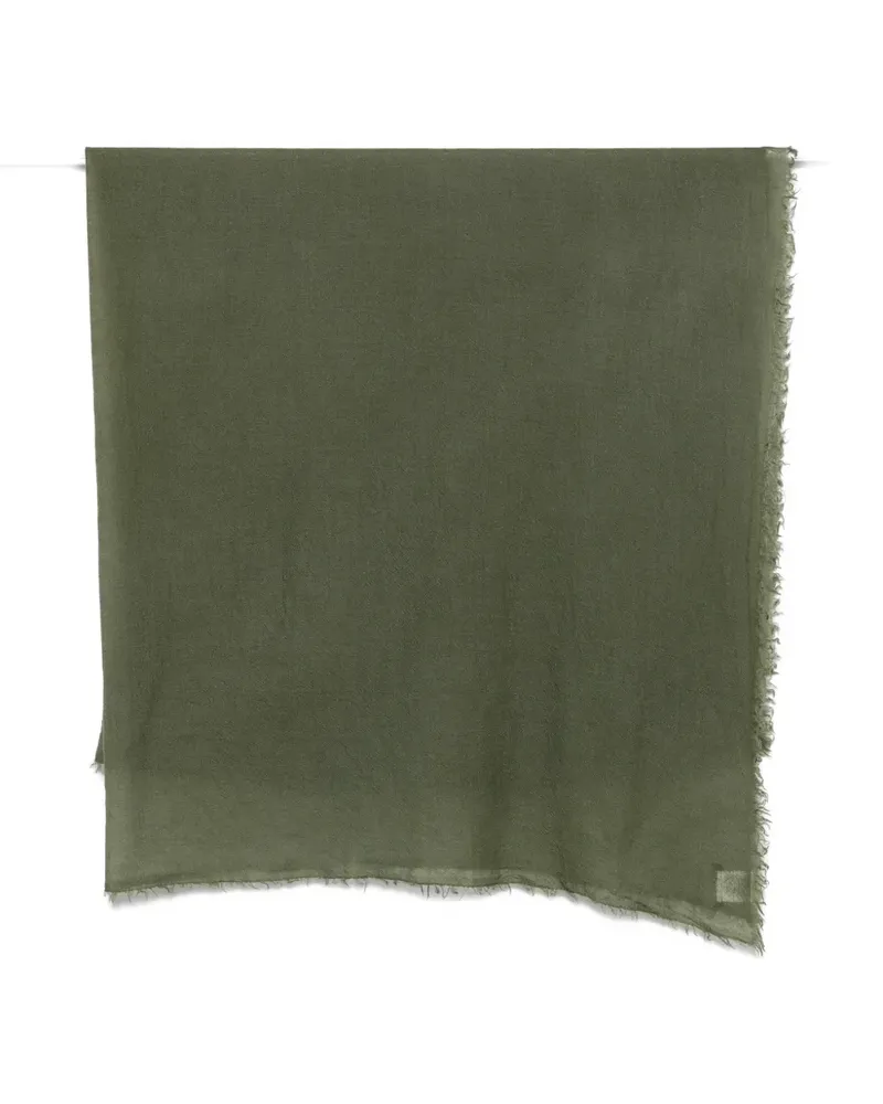 Faliero Sarti Sheralda frayed-edge scarf - Grün Grün