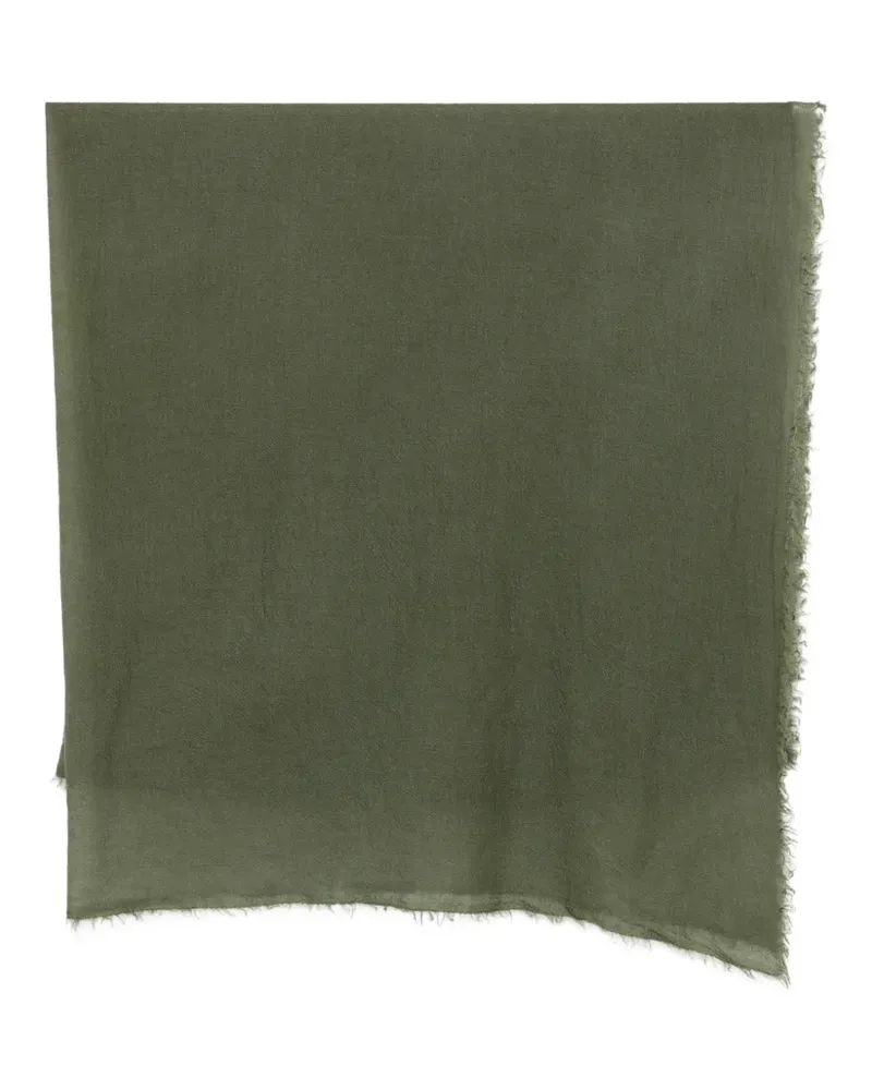 Faliero Sarti Sheralda frayed-edge scarf - Grün Grün