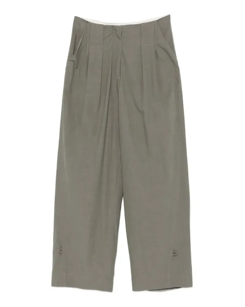 LOW CLASSIC Hose mit Falten - Grün Grün