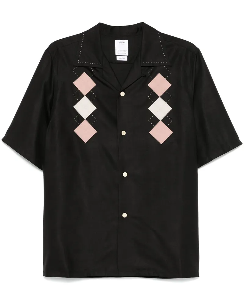 Visvim Keesey Hemd - Schwarz Schwarz