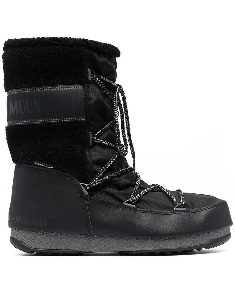Moon Boot Schneestiefel mit Icon-Logo - Schwarz Schwarz