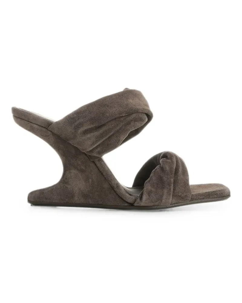 Rick Owens Twisted Cantilever sandals - Braun Braun