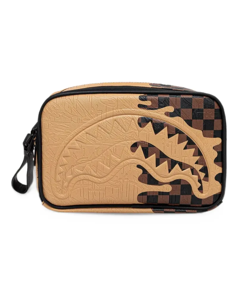 Sprayground Designer Drip Clutch - Braun Braun
