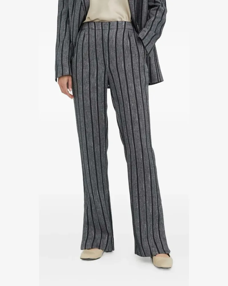 Day Birger et Mikkelsen Hose mit vertikalen Streifen - Grau Grau