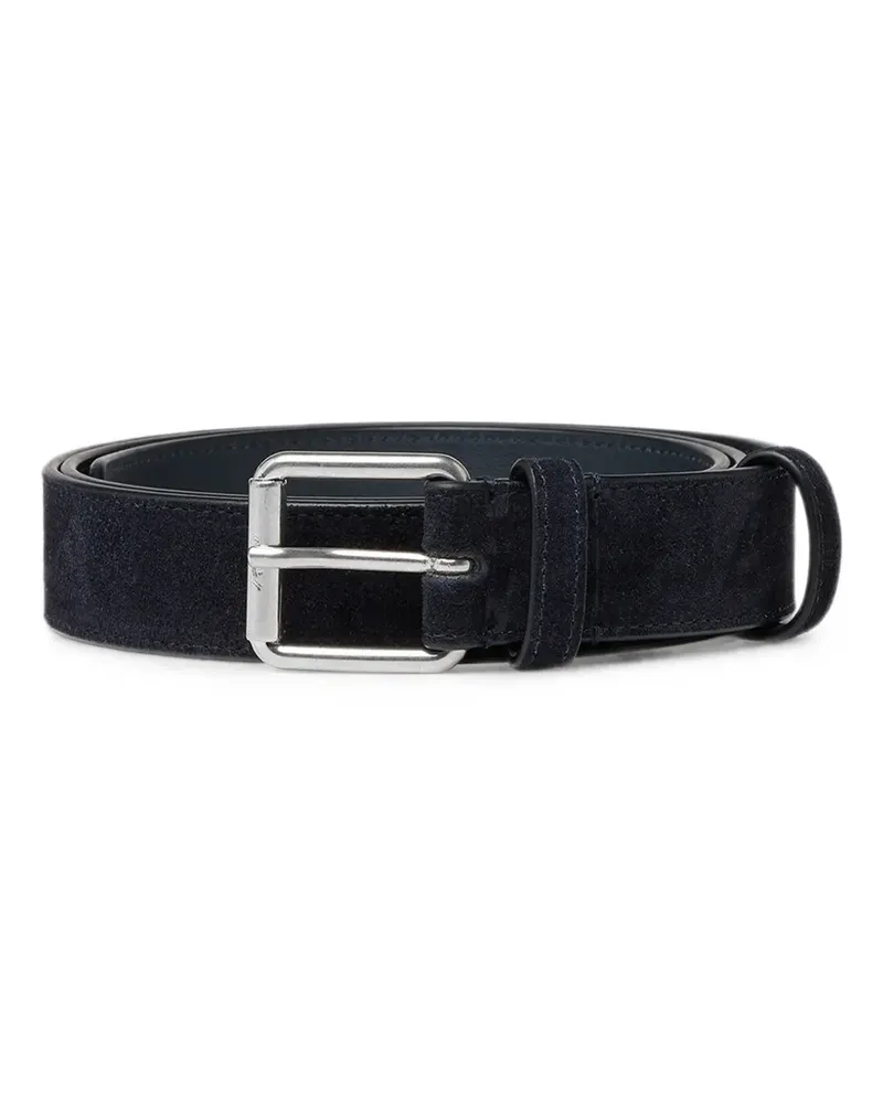 Marsèll suede buckle-fastening belt - Blau Blau