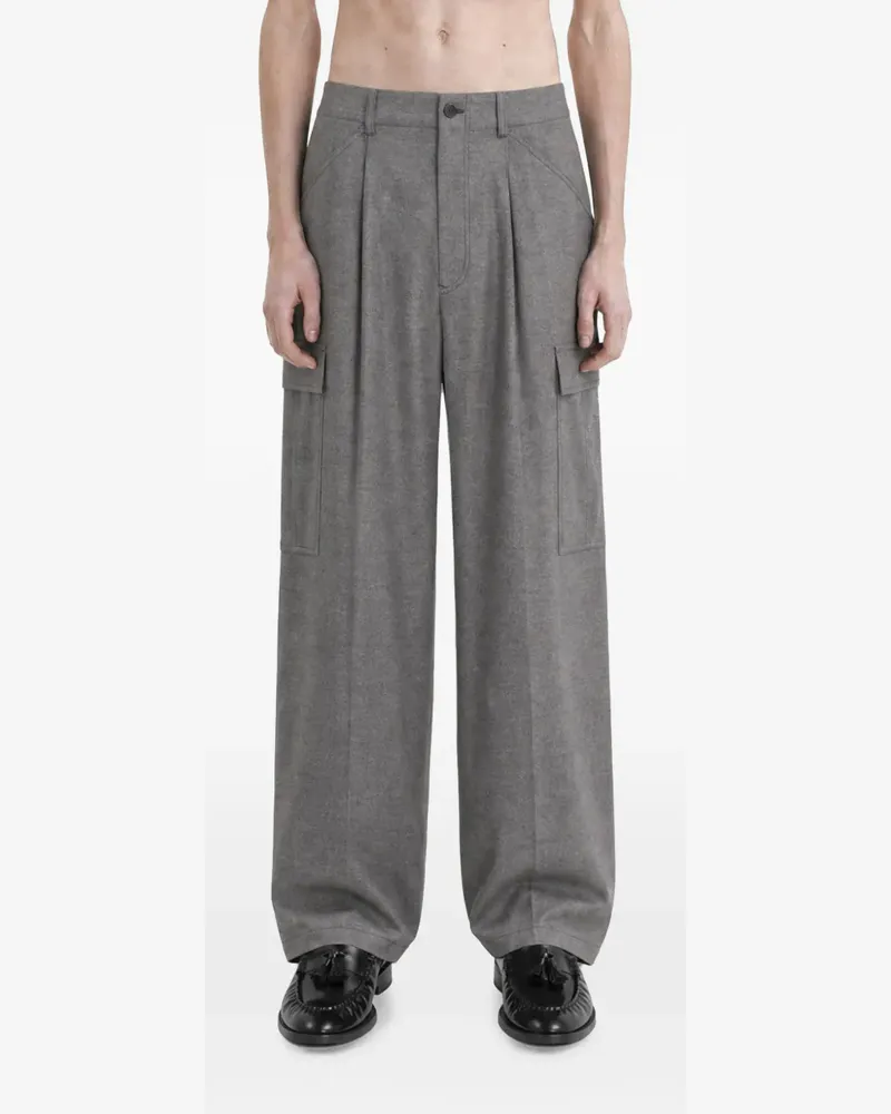 Giorgio Armani Cargohose mit meliertem Muster - Grau Grau