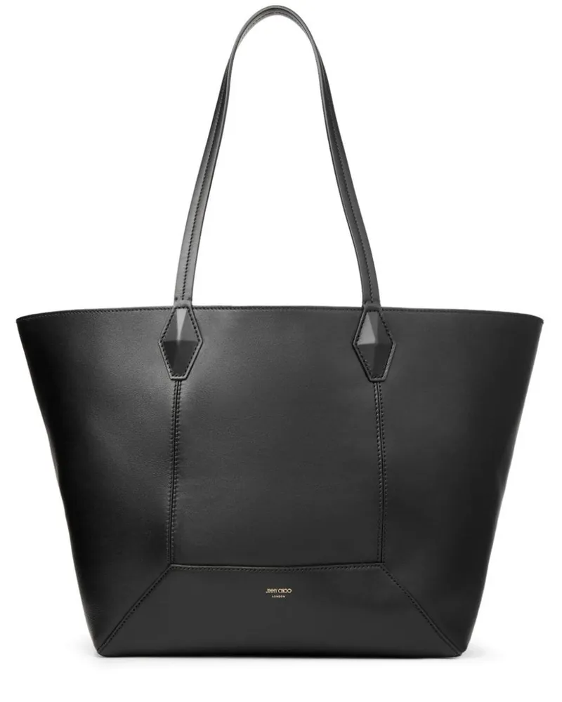 Jimmy Choo Mittelgroße Diamond Tote Bag - Schwarz Schwarz
