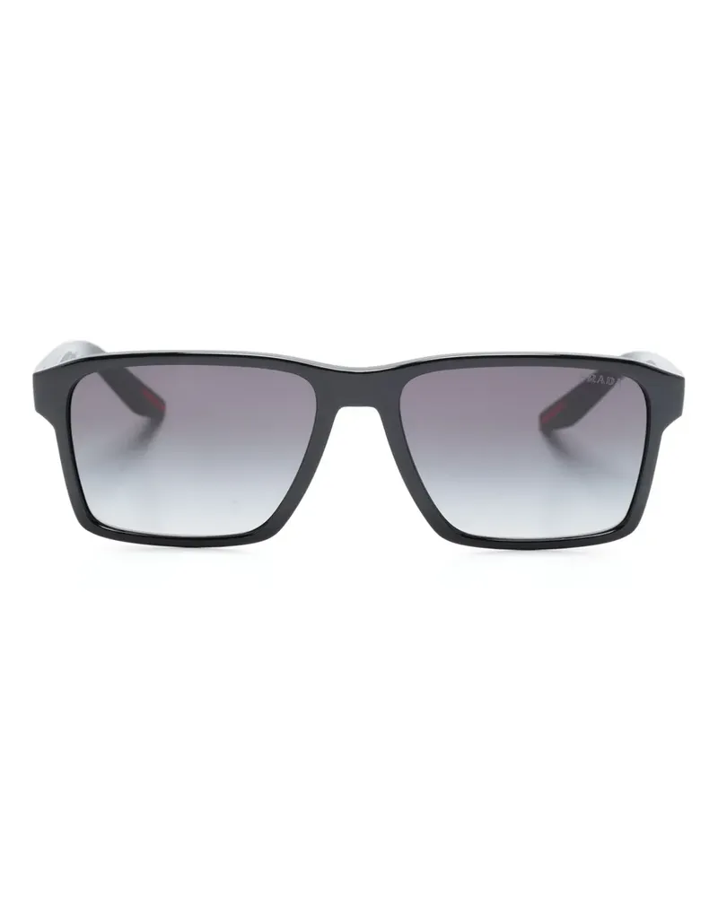 Prada Sonnenbrille mit Farbverlaufgläsern - Schwarz Schwarz