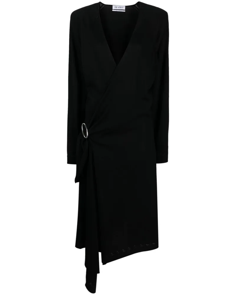 ATTICO Kleid mit langen Ärmeln - Schwarz Schwarz
