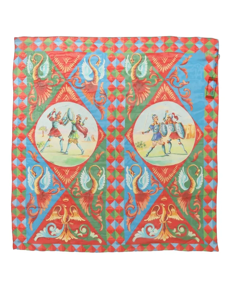 Dolce & Gabbana Halstuch mit Print - Rot Rot