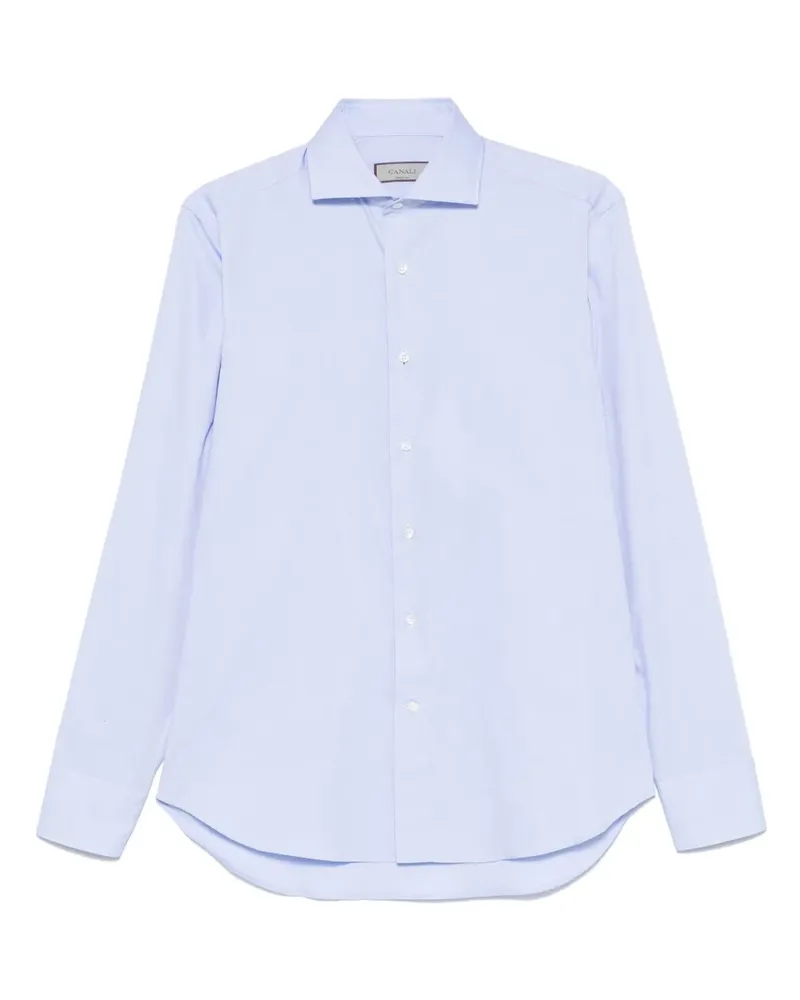 Canali Klassisches Hemd - Blau Blau