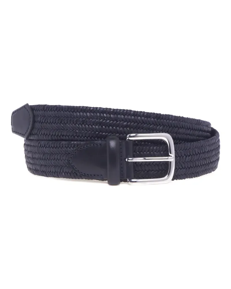 GAVAZZENI braided bucle belt - Blau Blau