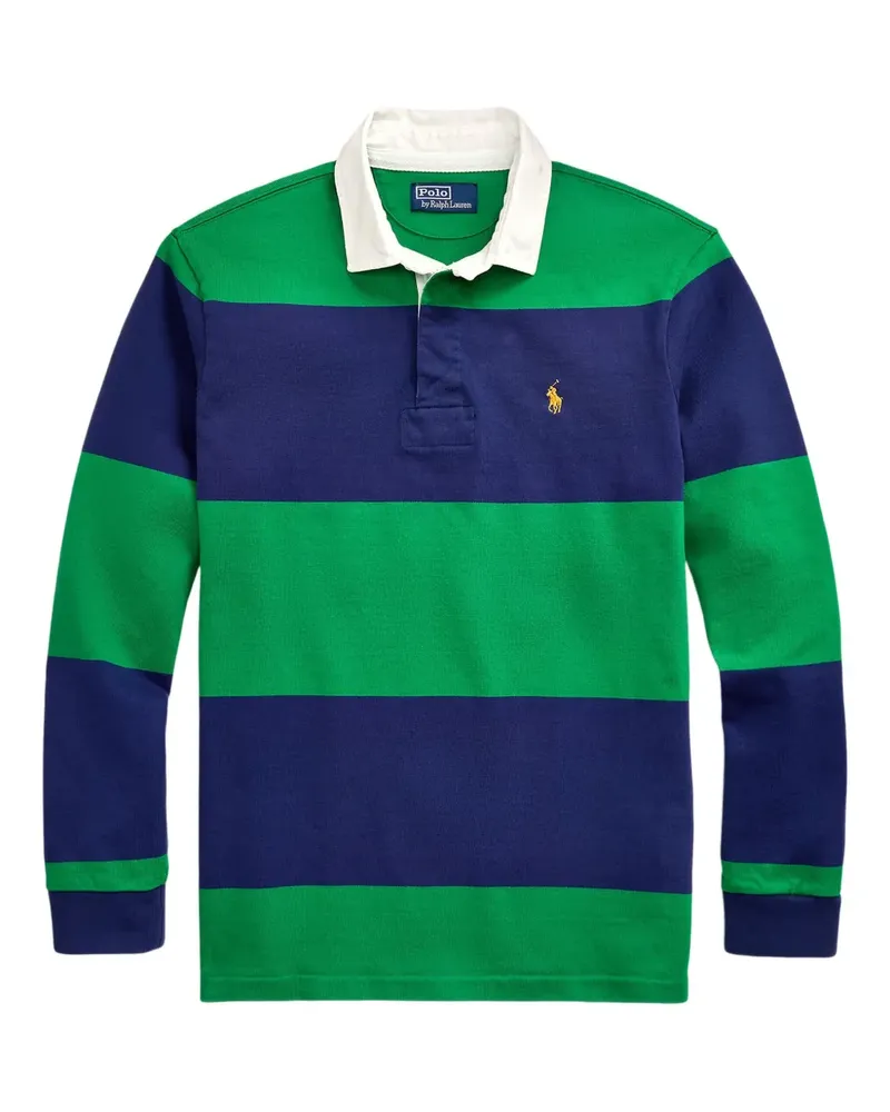 Ralph Lauren Gestreiftes Lauren Poloshirt - Grün Grün