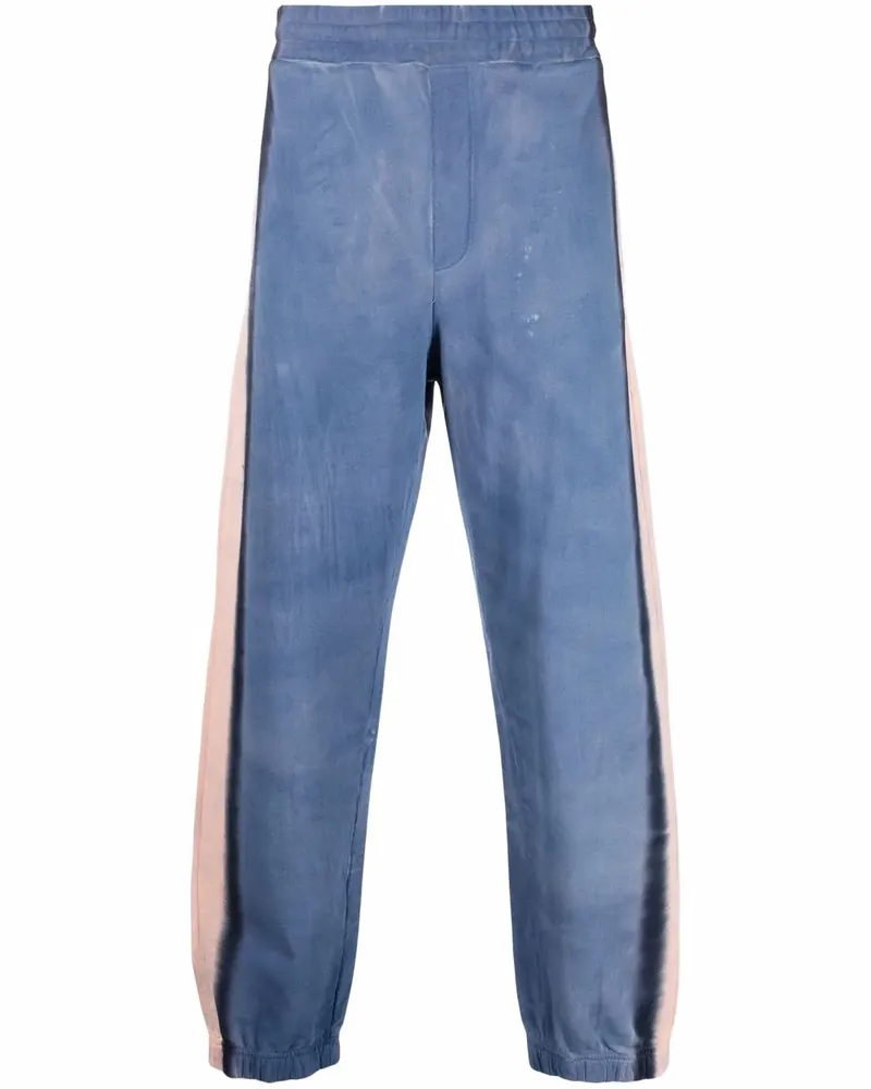 MSGM Hose mit seitlichen Streifen - Blau Blau