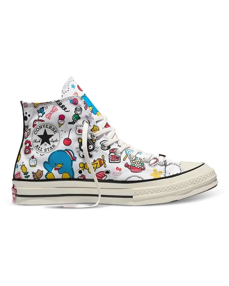 Converse x Hello Kitty and Friends Chuck 70 Stickers Sneakers - Weiß Weiß