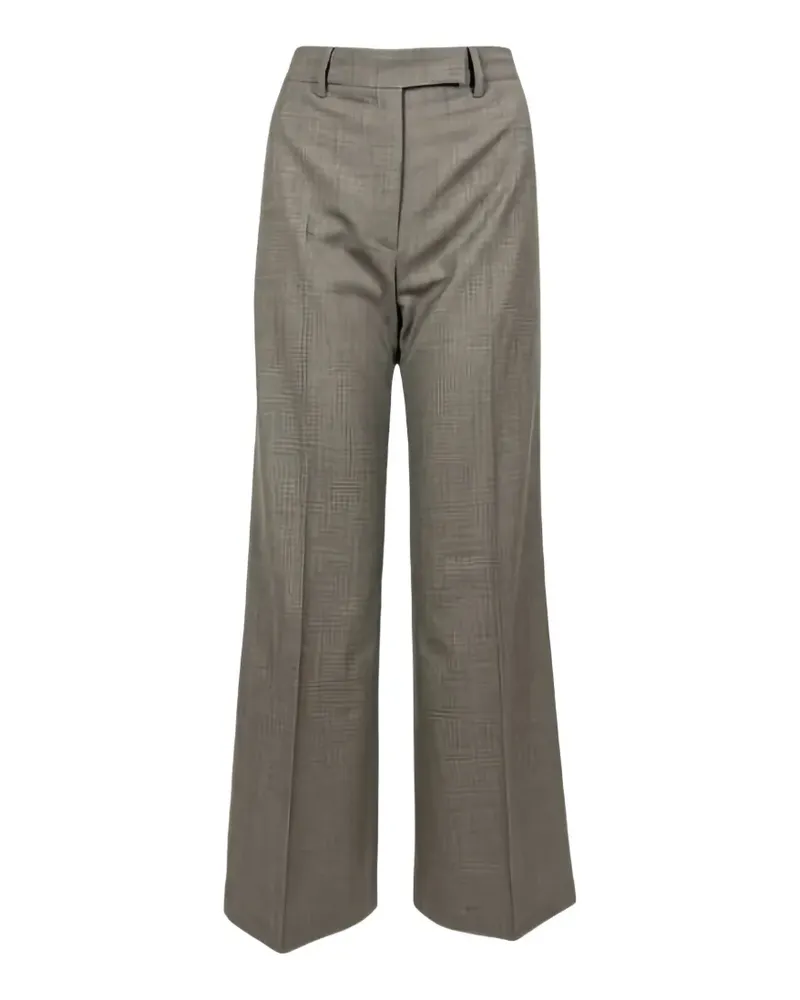 Seventy pressed-crease wide-leg trousers - Grau Grau