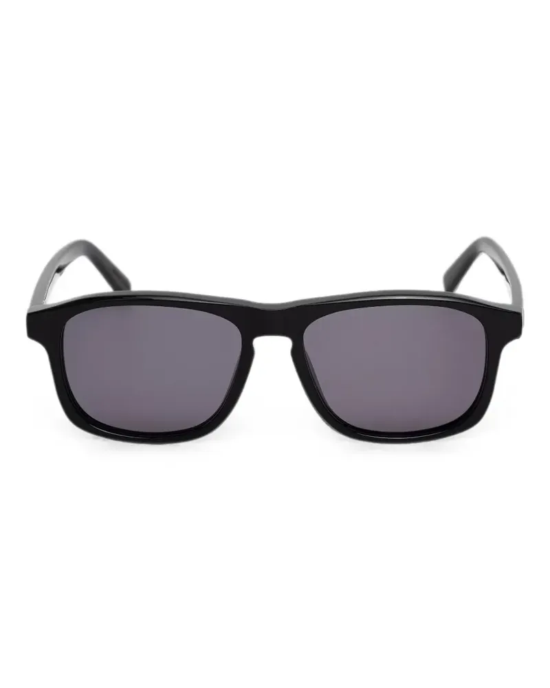 Maison Margiela rectangle-frame sunglasses - Schwarz Schwarz