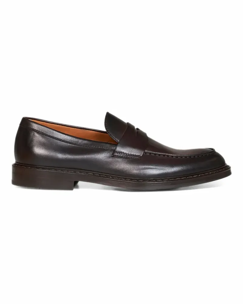 Doucal´s Penny-Loafer aus Leder - Braun Braun