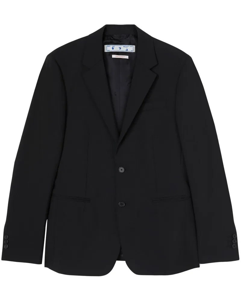 OFF-WHITE Schmales Corporate Sakko - Schwarz Schwarz