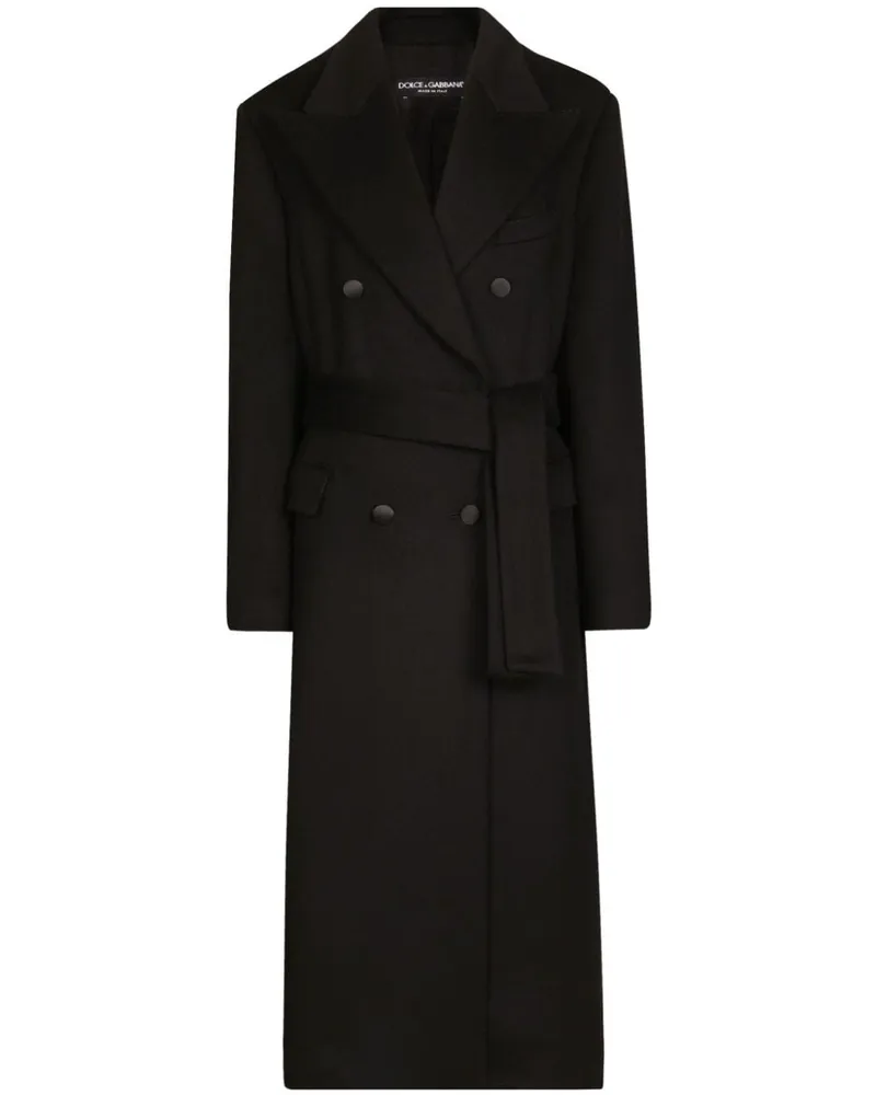Dolce & Gabbana Klassische Cabanjacke - Schwarz Schwarz