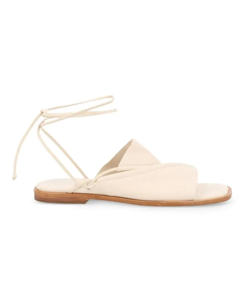 HEREU Sandalen mit Schnürung - Nude Nude