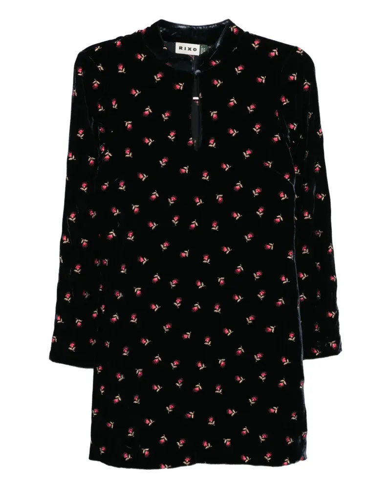 RIXO Calla dress - Blau Blau