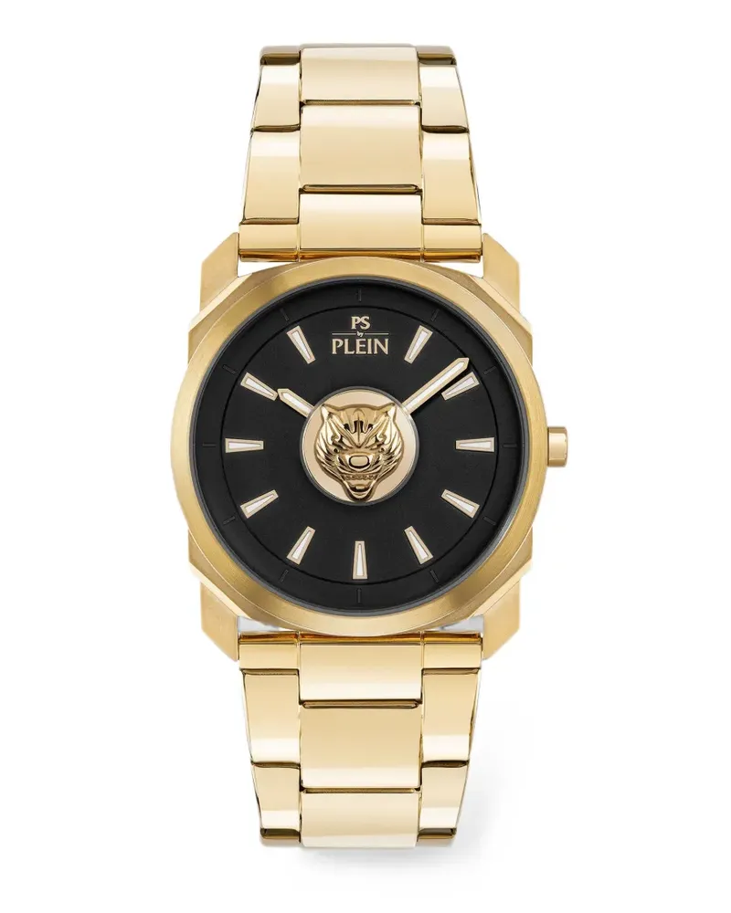 Philipp Plein Dynamite 3D Tiger Head Armbanduhr 40mm - Schwarz Schwarz