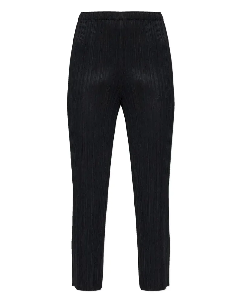 Issey Miyake pleated trousers - Schwarz Schwarz